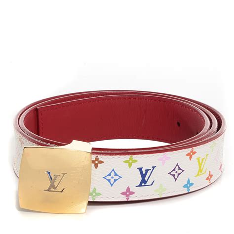 louis vuitton belt multicolor